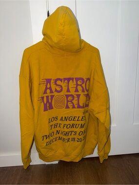 Astroworld LA Hoodie - Mustard / Purple